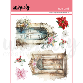 Uniquely Creative - A Christmas Dream - Rub-Ons "Door"