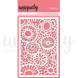 Uniquely Creative - Boho Picnic - Luscious Stencil