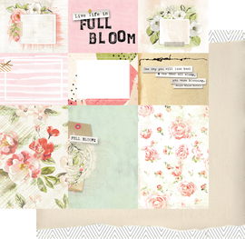 Uniquely Creative - Full Bloom - 12x12 Pattern Paper "Primrose"