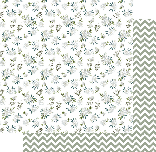 Uniquely Creative - Juniper & Sage - 12x12 Pattern Paper "Moments With You"