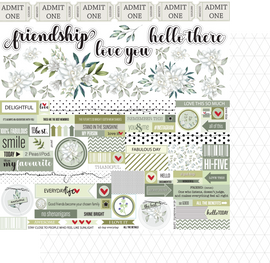 Uniquely Creative - Juniper & Sage - 12x12 Pattern Paper "The Little Things"