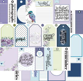 Uniquely Creative - Indigo & Violet - 12x12 Pattern Paper "This Is Us"