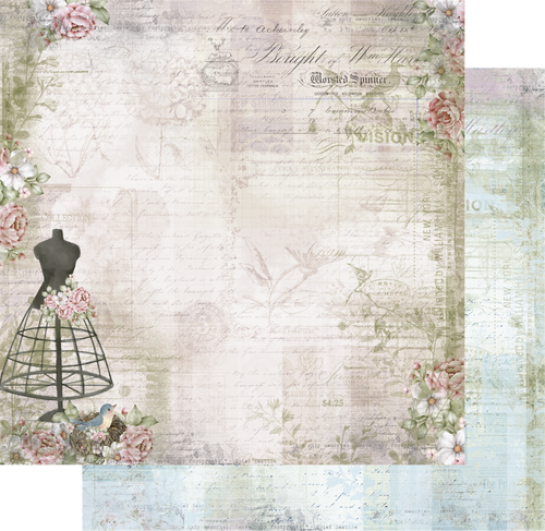 Uniquely Creative - Summer Sonata - 12x12 Pattern Paper "Birdsong"