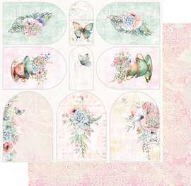 Uniquely Creative - Blossom & Bloom - 12x12 Pattern Paper "Floral Arches"