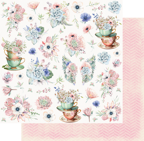 Uniquely Creative - Blossom & Bloom - 12x12 Pattern Paper "Floral Fantasy"