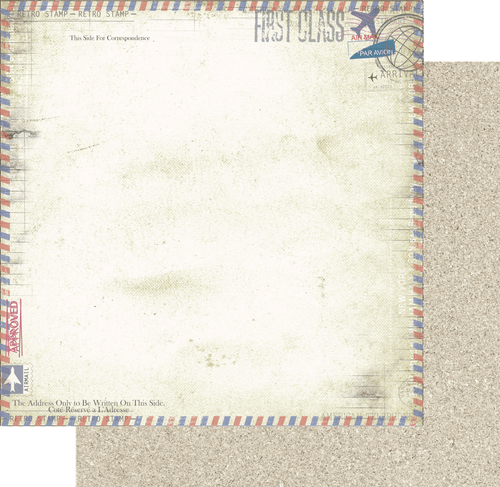 Travel Pattern Paper Uniquely Creative - Scenic Route - 12x12 Pattern Paper