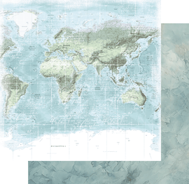 Uniquely Creative - Scenic Route - 12x12 Pattern Paper "See the World"