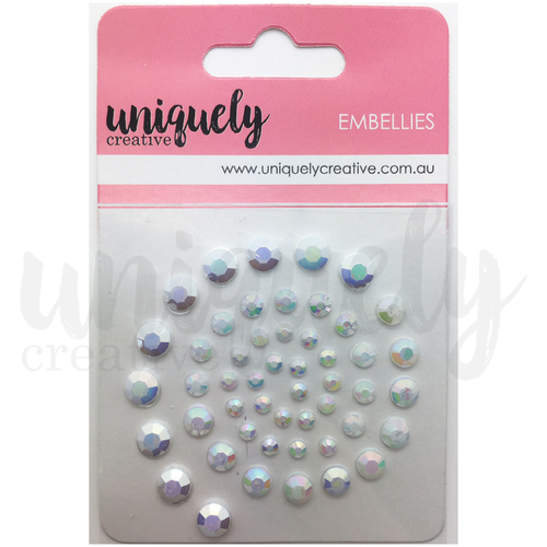 Uniquely Creative - Embellies - Rhinestones "Crystal"