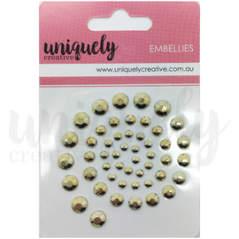 Uniquely Creative - Embellies - Rhinestones "Gold"