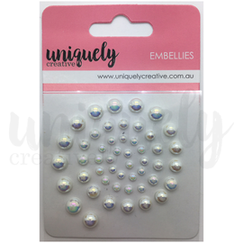 Uniquely Creative - Embellies - Pearls "Iridescent"