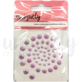 Uniquely Creative - Embellies - Rhinestones "Lavender"