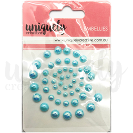 Uniquely Creative - Embellies - Pearls "Light Blue"