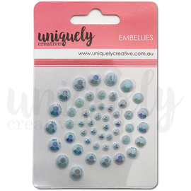 Uniquely Creative - Embellies - Rhinestones "Light Blue"