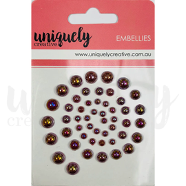 Uniquely Creative - Embellies - Pearls "Wine"