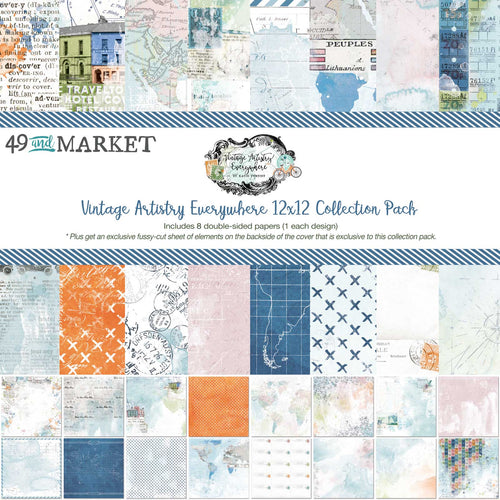 49 and Market - Vintage Artistry Everywhere - 12x12 Collection Pack