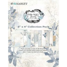49 and Market - Vintage Artistry Serenity - 6x8 Collection Pack