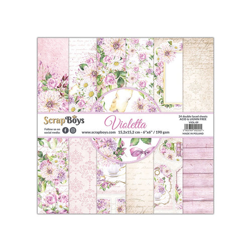 Scrapboys - Violetta - 6x6 Paper Pad