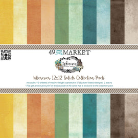 49 and Market - Wherever - 12x12 Collection Pack - Solids (New Size - 10 Sheets)