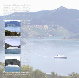 Craft Co - NZ Papers - Around NZ - 12x12 Paper Cook Straight Ferry
