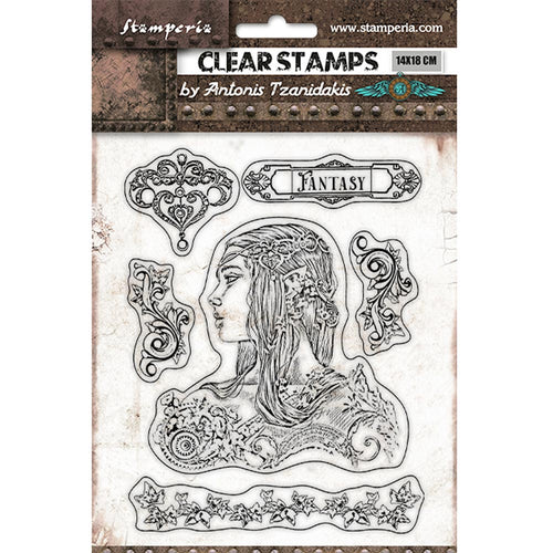 Stamperia - Magic Forest - "Amazon" Acrylic Stamp 14x18cm