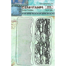 Stamperia - Songs of the Sea - Acrylic Stamp 14x18cm "Double Border"