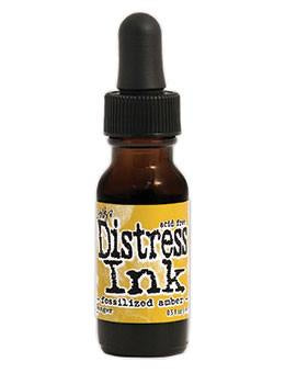 Tim Holtz Distress Re-Inker - Fossilized Amber