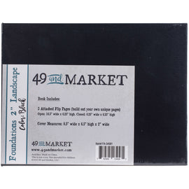 49 and Market - Foundations 2" Landscape Album - Black