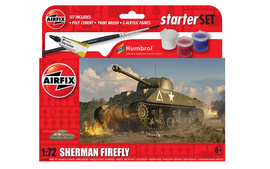 Airfix - Small Starter Set - Sherman Firefly Tank (Skill Level 1)