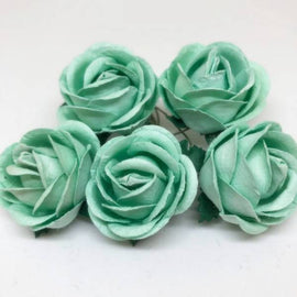 Chelsea Roses - Pastel Green (5pk)