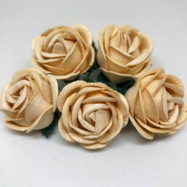 Chelsea Roses - Deep Vintage Ivory (5pk)