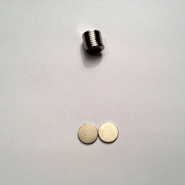 Neodymium Strong Magnets (10mm x 1mm) - 10 pack