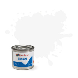 Humbrol - 14ml Enamel Paint - Matt White