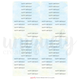 Uniquely Creative - Ocean Breeze - A4 Mini Cut-A-Part Sheet