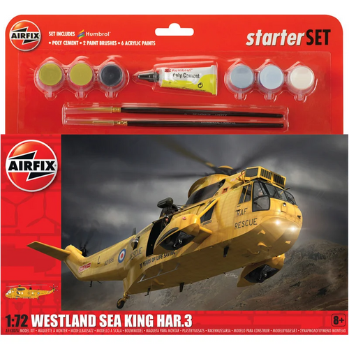 Airfix - Large Starter Set - Westland Sea King Har.3 1:72 (Skill Level 3)