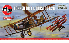 Airfix - Model Kit - Fokker DR.1 & Bristol F.28 1:72 (Skill Level 2)