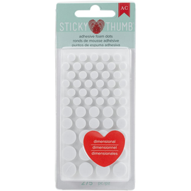 American Crafts - Sticky Thumb Adhesive Foam Dots