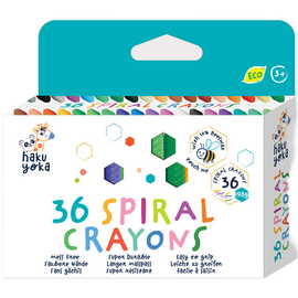 Avenir - Haku Yoka - Spiral Crayons - 36 Pack