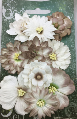 Green Tara Flowers - Cornflowers - Mushrrom