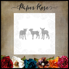 Paper Rose - Three Little Lambs Die Set