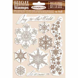 Stamperia - Winter Tales - HD Natural Rubber Stamp - Snowflakes