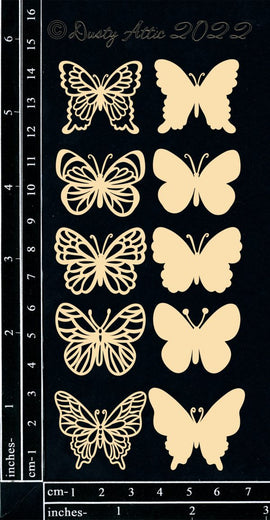 Dusty Attic - "Butterflies #3 Small"