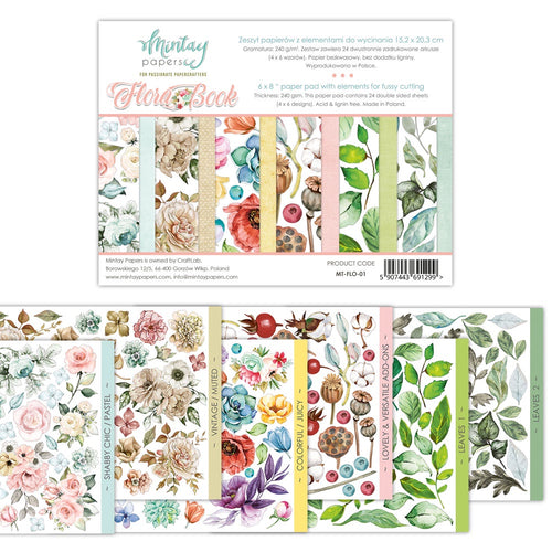 Mintay - 6x8 Fussy Cut - Flora Book
