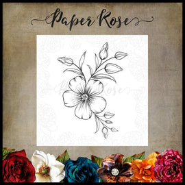 Paper Rose - Floral Spray Stamp