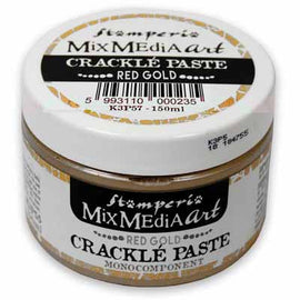 Stamperia - Mix Media Art - Crackle Paste Red Gold