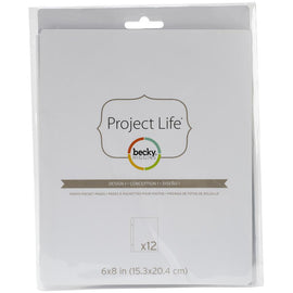 Project Life - 6x8 Photo Pocket Pages - Design 1