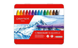 Caran D'Ache - Neocolor II Water Soluable Wax Pastel - 15 Piece