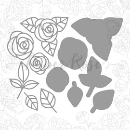 Paper Rose - Ella's Garden Scribble Roses Die Set