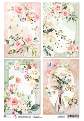 Ciao Bella - Blooming - A4 Rice Paper - Cards