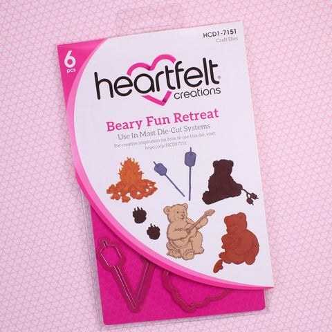 Heartfelt Creations - Beary Fun Retreat - Die Set