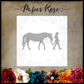 Paper Rose - Girl with Horse Die (Small)